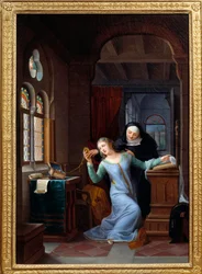 Heloise embracing monastic life
