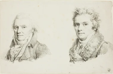 Self-Portrait in a Dark Cloth Coat and Self-Portrait in a Fur-Collared Coat