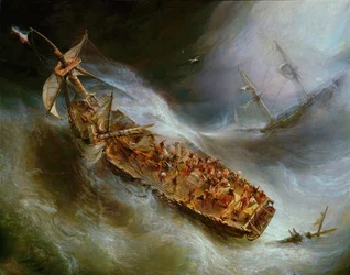 Act of devotion by Captain Desse of Bordeaux towards the Columbus, Dutch ship