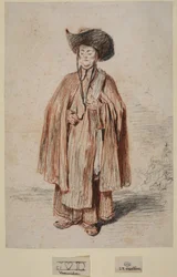 Friar, standing