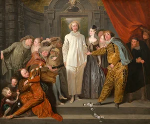 The Italian Comedians, probably 1720