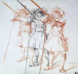 Three Arquebusiers