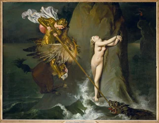 Roger and Angelique, a scene from Ariosto