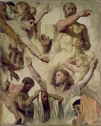 Studies for The Martyrdom of St. Symphorien (detail)
