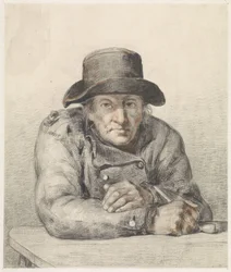 Old Man with Pipe