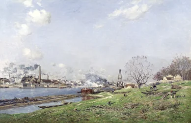 The Seine at Conflans-Charenton
