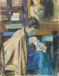 Madame Guillaumin with Madeleine, 1889