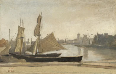 Dunkerque, Fishing Boats tied to the Wharf