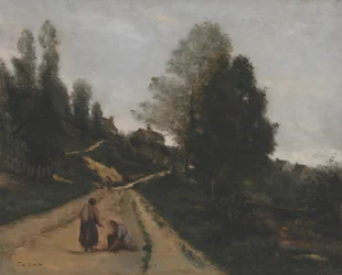 Gouvieux, Near Chantilly. Ascending Path