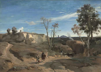 La Cervara, the Roman Campagna, c.1830-1831