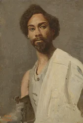 Portrait of an Abyssinian man