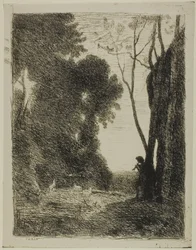 The Young Shepherd, second plate