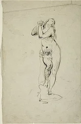 Standing Woman with Clasped Hands