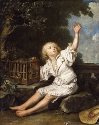 A Boy with an Empty Birdcage