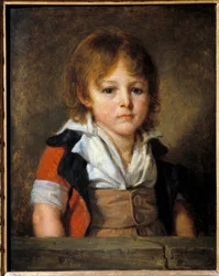 Portrait of Edouard Bertin as a Child by Jean Baptiste Greuze