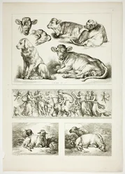 Plate 20 of 38 from Oeuvres de J. B. Huet