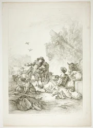 Plate Eleven of 38 from Oeuvres de J. B. Huet