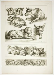 Plate Twenty of 38 from Oeuvres de J. B. Huet