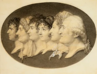 Profile Portrait of Augustin and His Family