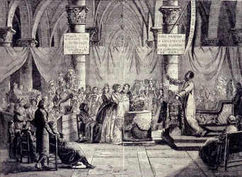 Baptism of members of the Theophilanthropy sect between 1796 and 1800.