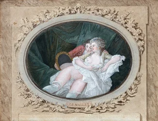 Boudoir scene