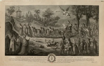 March of the Powers Allied against France