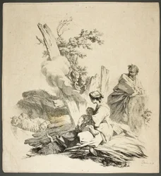 Holy Family with Angels