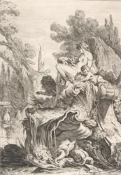 The Seated Nymph (detail)