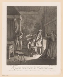 Ragotin Drunk on a Chair by the Fire (Scenes from the Roman Comique by Scarron)