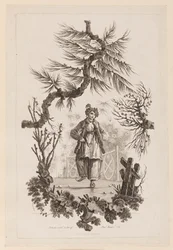 Figure Under Bough