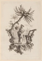Figure with Basket Under Bough