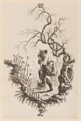 Figure and Bough