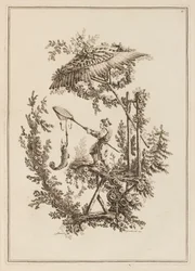 Plate 11, from "Suite de Douze Pêcheurs et Chasseurs"