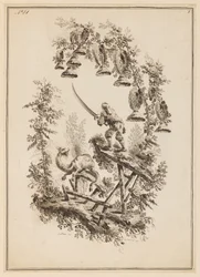 Plate 8, "Suite of Twelve Fishermen and Hunters"