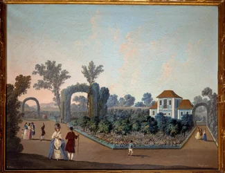 View of the gardens of Benfica in Lisbon in 1785