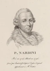 Portrait of the violinist and composer Pietro Nardini