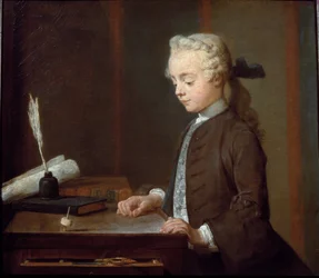 Boy with a Spinning Top (or Child with a Teetotum)