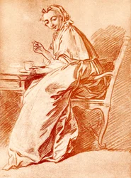 Lady at Breakfast