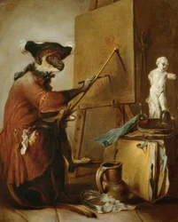The Monkey Painter