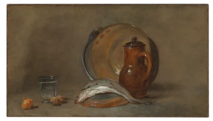 Still Life with Fish and a Copper Pot