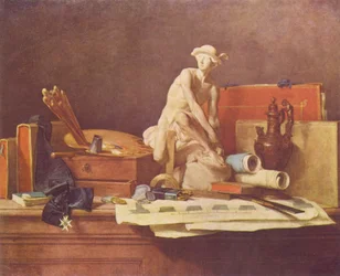 Still Life with Attributes of the Arts