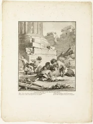 The Dimple, or The Game of Stones, from The Games of the Urchins of Paris