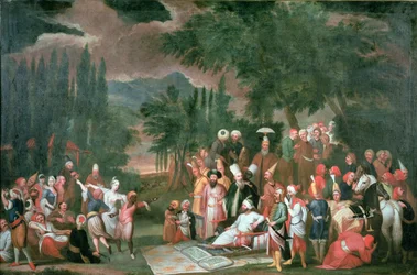 A Turkish Hunting Party with Sultan Ahmed III