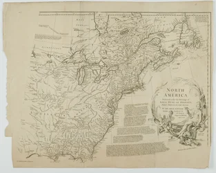 North America, engraved by Richard William Seale, 1752