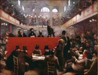 At the Graffard Meeting Hall