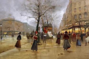 Paris, the grand boulevards, c.1890