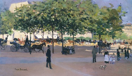Promenade on a Sunday Afternoon, Paris