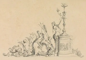 Arabesque Designs for Various Uses Invented by J.B. Toro, 1716