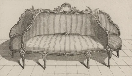 Canapé à Jouë dans le Gout Pictoresque, Published Mid-1770s