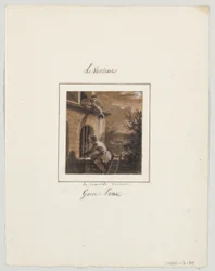 Design for a Painted Porcelain Plate, Aquarius from The Farcical Zodiac Service